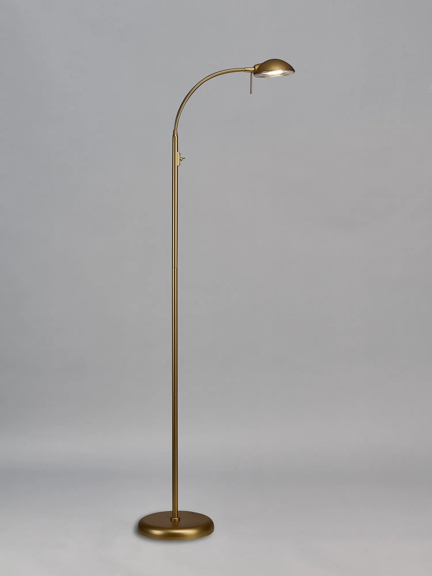 Bamberg 140cm Switched Floor Lamp 1 Light Gold D0796  Deco Bamberg